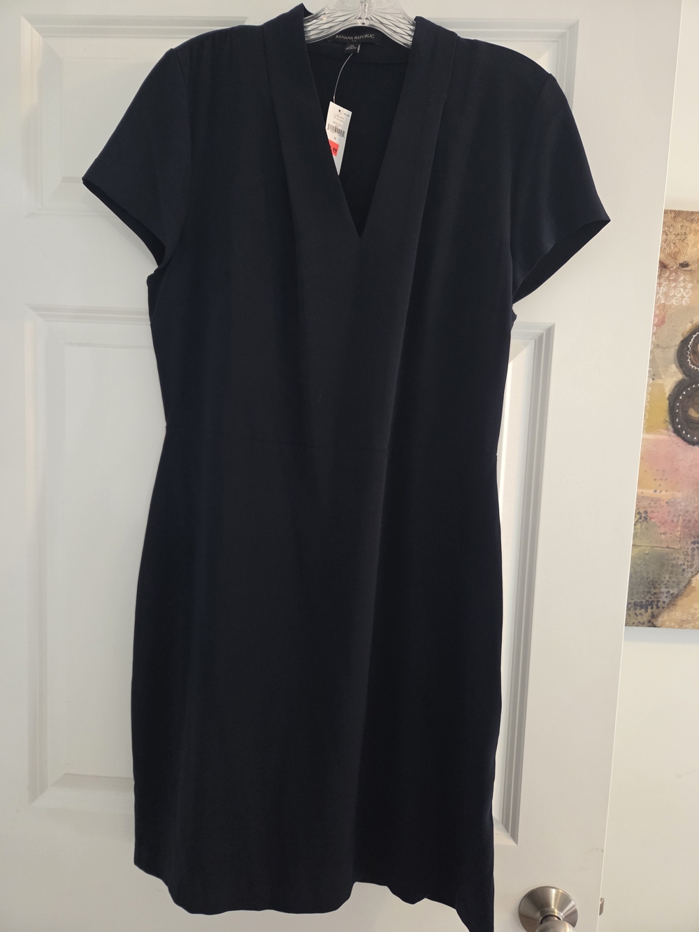 Banana Republic Navy V-Neck Dress